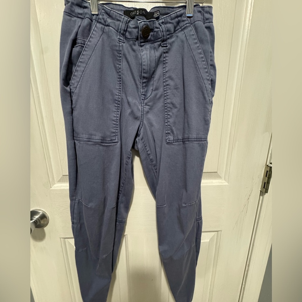 One 5 One Women’s Blue Cargo Pants